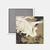 Aimant Vieux pin et Phénix blanc par Ito Jakuchu (Recto/Verso)