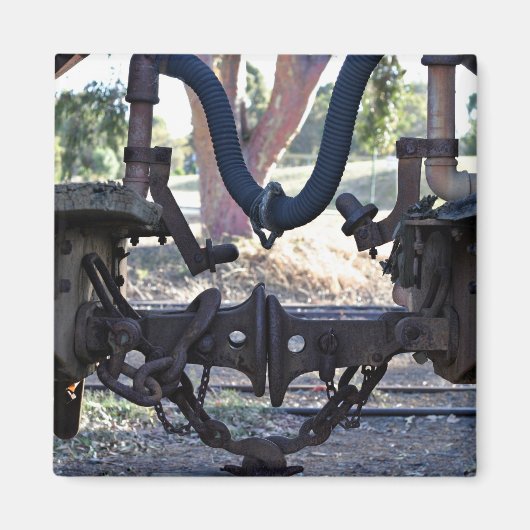 Aimant Vieux tampons de wagons (Devant)