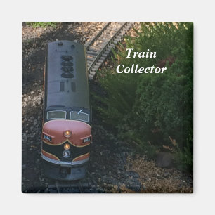 Aimant Vieux train jouet sur rails