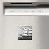 Aimant Vieux voilier (In Situ (Lave-vaisselle))