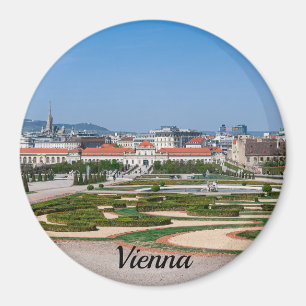 Aimant View of gardens near Lower Belvedere palace