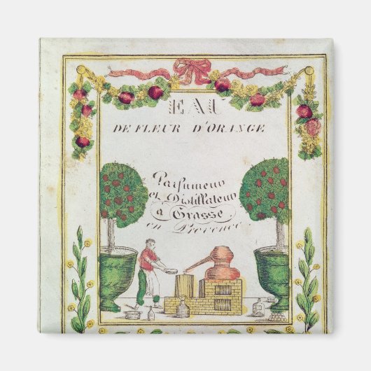 Aimant Vignette de l'Eau de Fleur d'Orange (Devant)