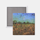 Aimant Vignoble vert par Vincent van Gogh (Recto/Verso)