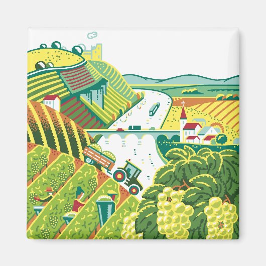 Aimant Vignobles (Devant)