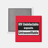Aimant VIH non détectable égale VIH non transmettable (Recto/Verso)