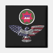 Aimant VII Aigle du Corps blindé (Devant)