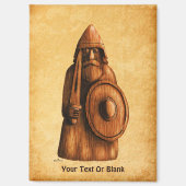 Aimant Viking rustique (Recto)