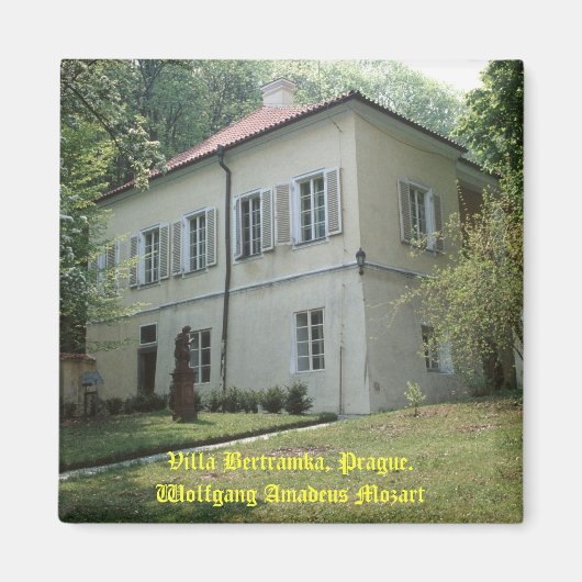 Aimant Villa Bertramka-Mozart-Prague (Devant)
