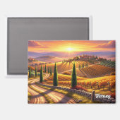 Aimant Villa italienne toscane (Recto/Verso)