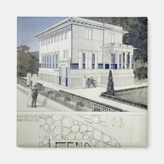 Aimant Villa Wagner, Vienne (Devant)