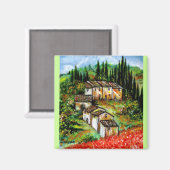 AIMANT VILLAGE ANTIQUE RUSTIQUE EN TOSCANE (Recto/Verso)