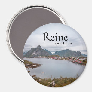 Aimant Village de pêche Reine, îles Lofoten