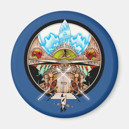 Aimant Village de Tiki (Devant)