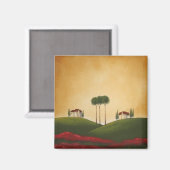 Aimant Villas toscanes et pavois (Recto/Verso)