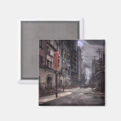 Aimant Ville abandonnée | Monde Dystopique post-apocalypt (Recto/Verso)