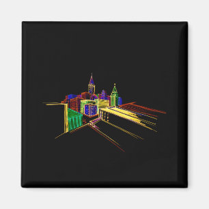 Aimant Ville animée