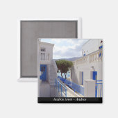 Aimant Ville d'Andros - Andros (Recto/Verso)