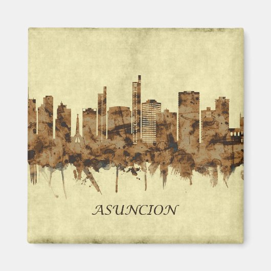 Aimant Ville d'Asuncion Paraguay (Devant)