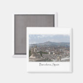 Aimant Ville de Barcelone Espagne (Recto/Verso)