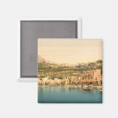 Aimant Ville de Capri, Île de Capri, Campanie, Italie (Recto/Verso)