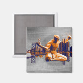 Aimant Ville de Détroit (Recto/Verso)