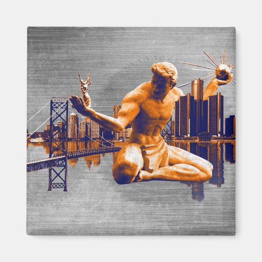 Aimant Ville de Détroit (Devant)