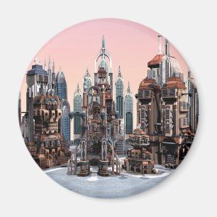 Aimant Ville de fantasy futuriste Art de ciel Sci Fi