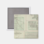 Aimant Ville de Fowler, Benton Co (Recto/Verso)