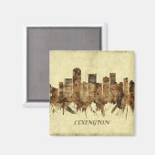 Aimant Ville de Lexington Kentucky (Recto/Verso)