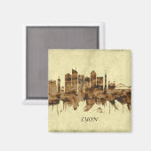 Aimant Ville de Lyon France (Recto/Verso)