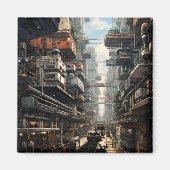 Aimant Ville de science-fiction (Devant)