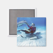 Aimant Ville de Stingray, Grand Cayman, îles Caïmans, (Recto/Verso)