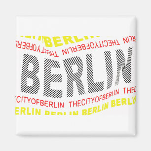 Aimant Ville du logo de Berlin/du souvenir (1)