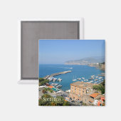 Aimant Ville italienne ensoleillée Sorrento en été jour c (Recto/Verso)