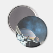 Aimant Ville Sci-Fi (Recto/Verso)