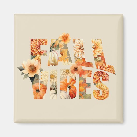 Aimant Villes d'automne Aquarelle fleur sauvage feuille a (Devant)