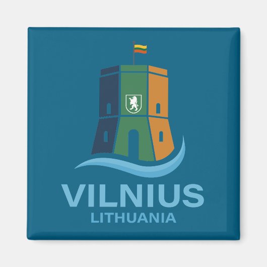 Aimant Vilnius Lituanie (Devant)
