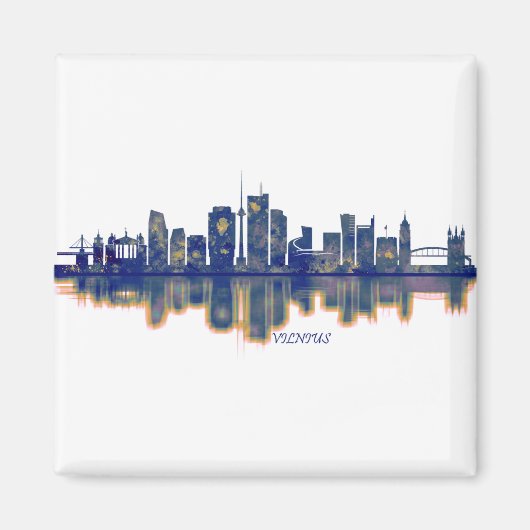 Aimant Vilnius Skyline (Devant)