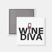 Aimant Vin Diva (Recto/Verso)