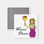 Aimant Vin Diva (Sans Dire) (Recto/Verso)