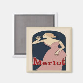 Aimant Vin, Merlot (Recto/Verso)