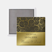 Aimant Vin Ornementale Golden Spiral Classé Enregistrer L (Recto/Verso)