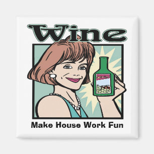 Aimant Vin, rend le travail de maison amusant, modifier l