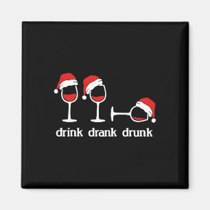 Aimant Vin rouge de Noël Gl Boire Boit Bu Noël