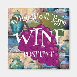 Aimant Vin Type de sang Zinfandel Positif o b b