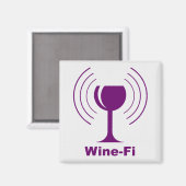 Aimant Vin Wave Waves Purple Vin Verre (Recto/Verso)