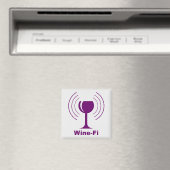Aimant Vin Wave Waves Purple Vin Verre (In Situ (Lave-vaisselle))