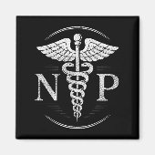 Aimant Vinatge Nurse Practitioner Nursing Np Hostal Medic (Devant)