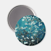 Aimant Vincent Van Gogh Almond Blossoms Dark Turquoise (Recto/Verso)