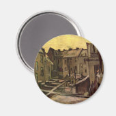 Aimant Vincent van Gogh, Arrières-cours de vieilles maiso (Recto/Verso)